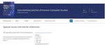 Special issue editorial published at IJHCS